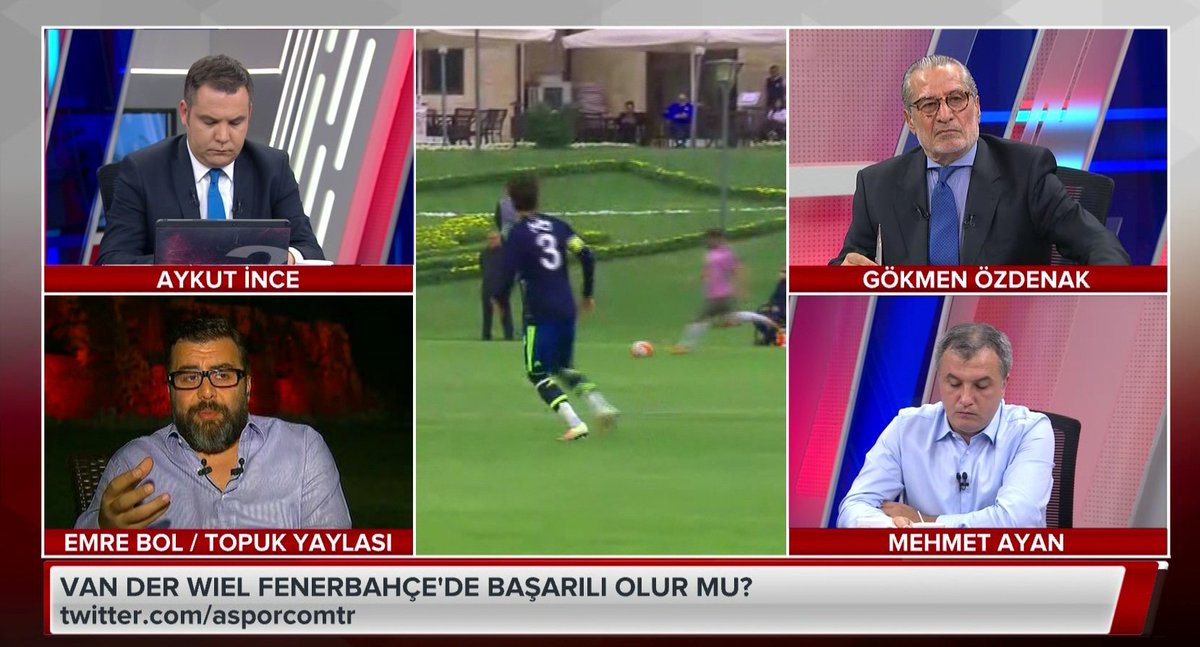 aspor's tweet photo. "van der Wiel #Fenerbahçe'de başarılı olur mu? Görüşlerinizi bekliyoruz.. @aykutince76 https://t.co/FovGuLoJ57