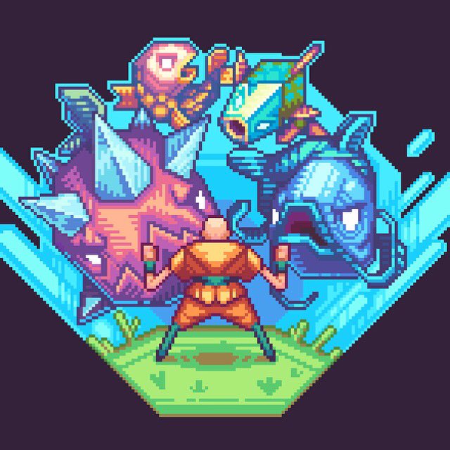 Blastbit_team's tweet photo. Our game is almost ready! #fishfist #indiegame #pixelart https://t.co/ZZUhu6TRUE