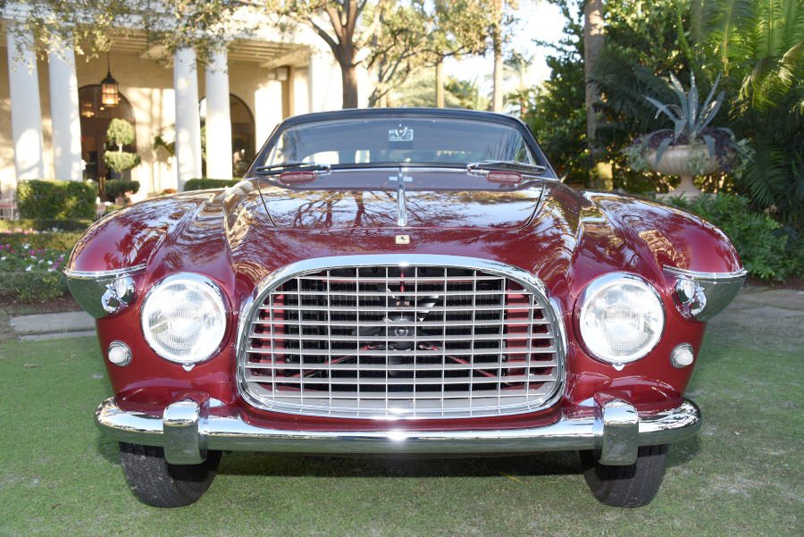 CavallinoEvents's tweet photo. From #Cavallino25, this 1953 #Ferrari 250 Europa Vignale Coupe at @TheBreakers, also on @CavallinoMag's cover now. https://t.co/7VWDiDwnNe