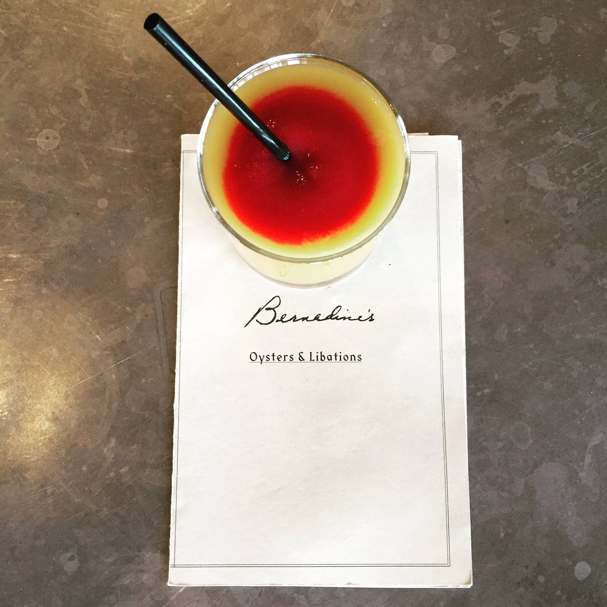Amazing recommendation by our bartender Edgar "The Bernadine Bullseye" <a href="/bernadineshtx/">Bernadine's</a> #SundayFunday @OhThatNita