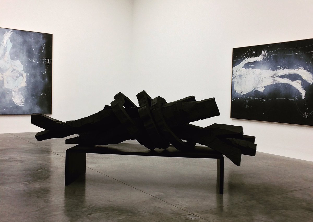 Happeningarts's tweet photo. RT @TheOtherArtFair: Catching the final day of #GeorgBaselitz @_WhiteCube #WhiteCube #Bermondsey https://t.co/y0FjODNoEN