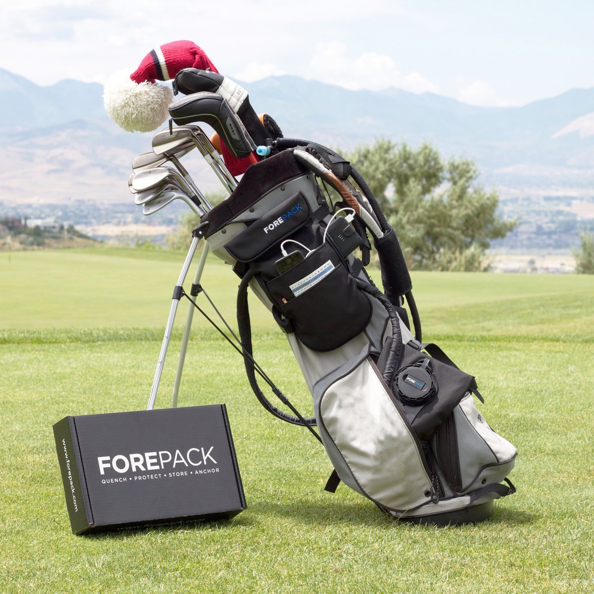 kreugangolf's tweet image. @forepack's patent pending design is so unique, we think it's the most functional #golf accessory ever created.