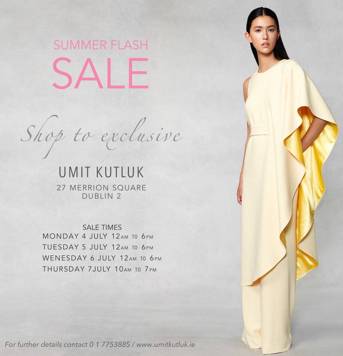 Tomorrow is the big day! Summer flash SALE start at 12am.
Retweet this post to be in with a chance of winning blouse