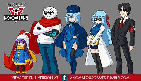 anomalous_dev's tweet photo. We're giving #ProjectSOCJUS a facelift! Check out some of the new character designs here: https://t.co/N6BIh0SFQj https://t.co/WXUVI4sjq7