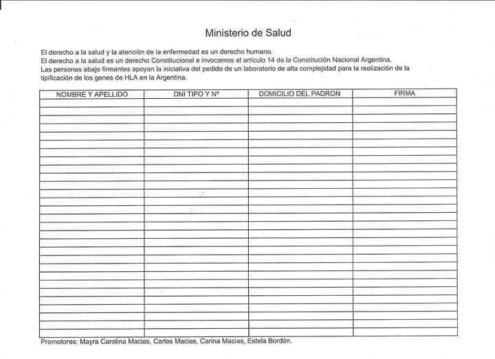 Festejamos nuestros 100 seguidores juntando firmas! 💥🎉 ¿Cómo colaboras? Descargando esta planilla ➡