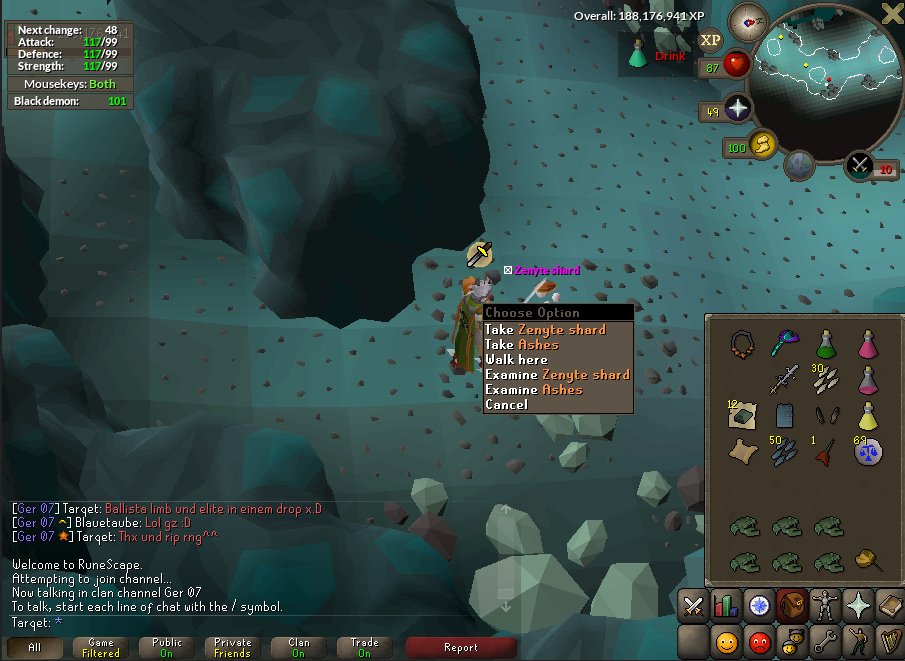 GhraziRapier's tweet photo. Not too shebby for 20 KC I guess #Lmfao #FeelsGoodToBeBack #OSRS #Ger07 #RoadToMax #ZenyteBoss #Ger https://t.co/IWpTxAfXlt