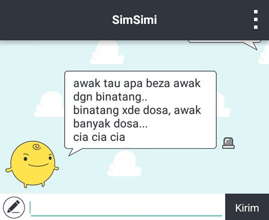 Tudiaaaaaa bak hangggg.Boleh rabak hati dengan pickup line si simsimi ni De...