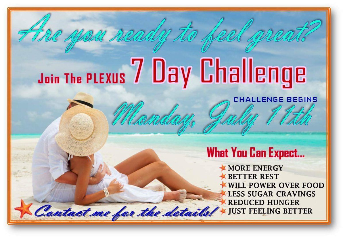 WhiteNangirl12's tweet image. This Plexus 7-Day challenge is coming up July 11th!  What if this could change everything? #SundayFunday #whyiplexus