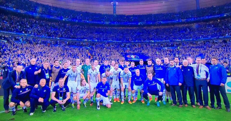 WeemadDesign's tweet photo. So PROUD! Big thanks to #isl team and the fans...been fantastic 🇮🇸❤️ #ICELANDSMITES #FRAISL #weemad @rvkgrapevine https://t.co/ez2Ir7nA7q