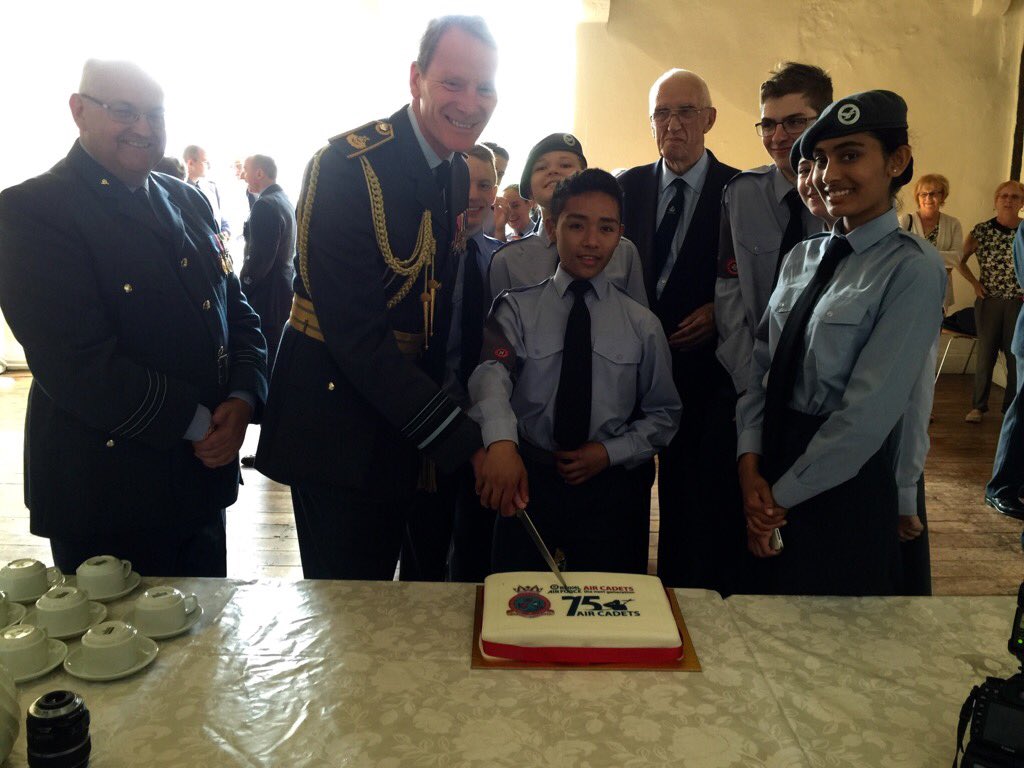 Took salute today at Gloucester &amp; Bristol ATC Wing's Parade &amp; Service- Gloucester Cathedral: good people, fun &amp; cake