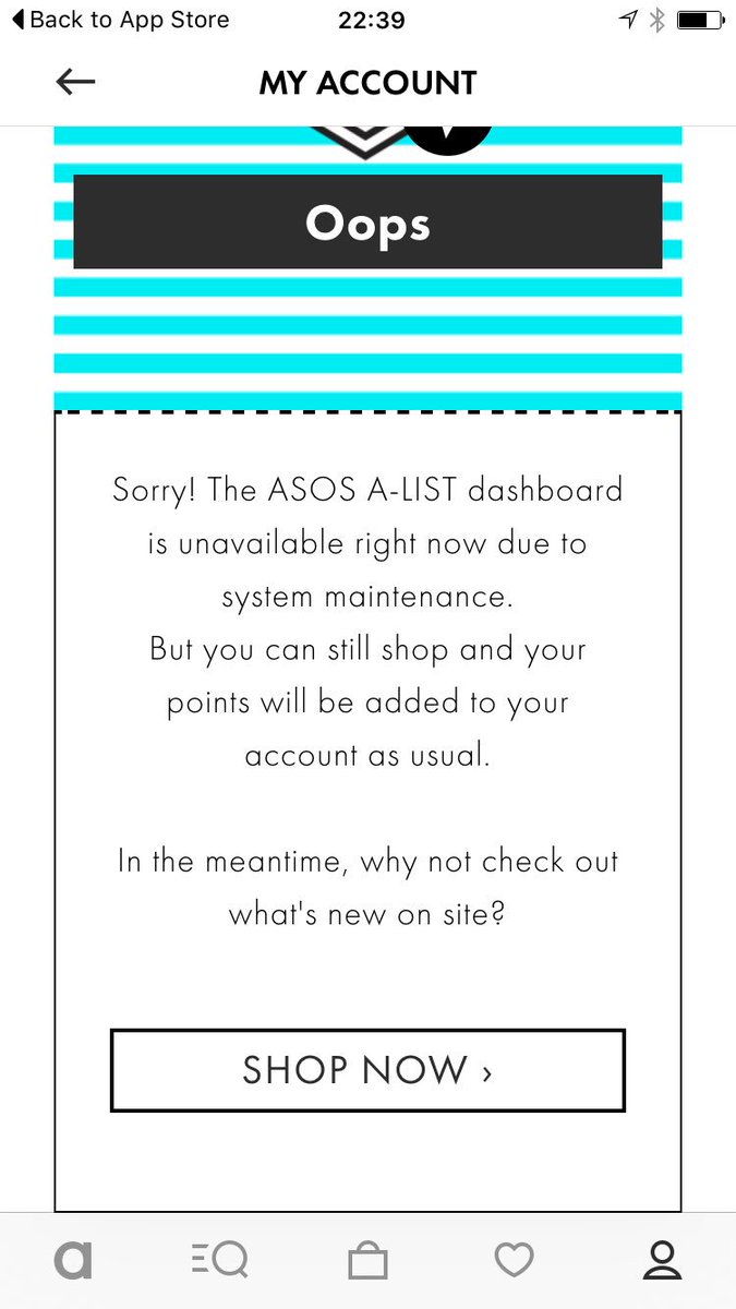 sal_efb's tweet photo. @ASOS_HeretoHelp my dashboard is saying this on my app and my browser version is saying I have linked account? https://t.co/147VbKqkCh
