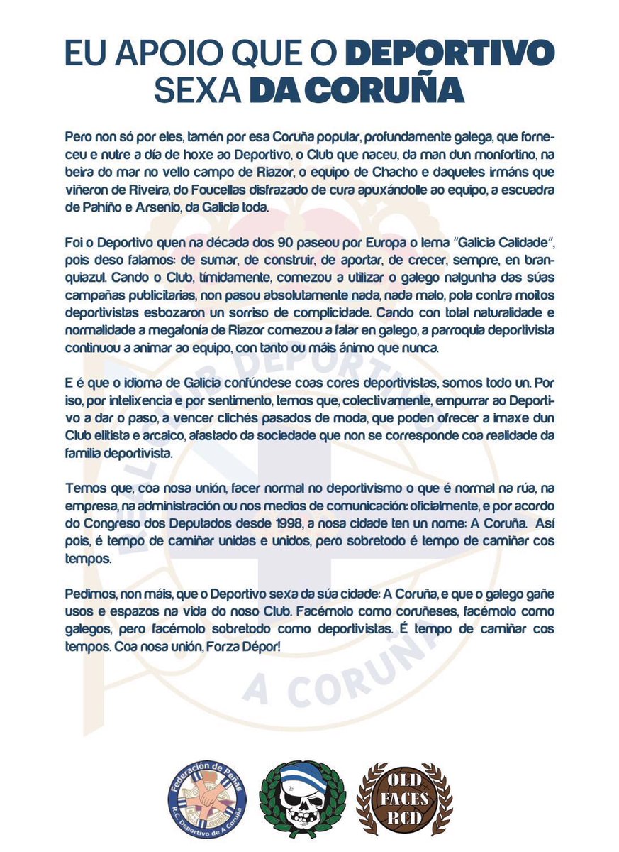eudeporacoruna's tweet photo. #EuDeportivoDaCoruña https://t.co/Vl80lQpy1K