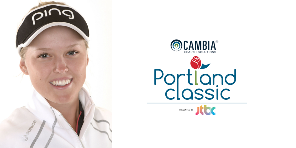 LPGA's tweet photo. .@BrookeHenderson defends @PortlandClassic! She loves the Northwest w/ all 3 of her LPGA wins coming from the area! https://t.co/TXhMD1YVwS