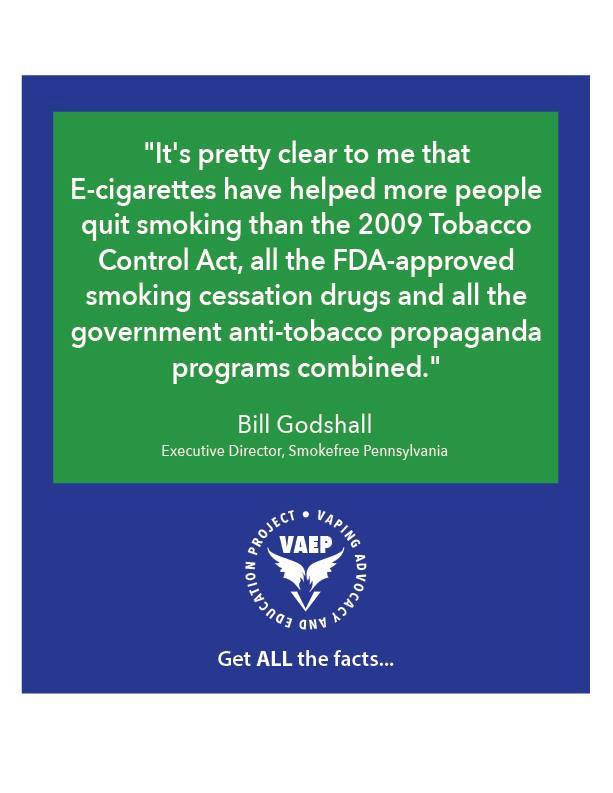 VAEPinfo's tweet photo. Share and help others learn that vaping is the most successful alternative to smoking https://t.co/CZbYclERHz