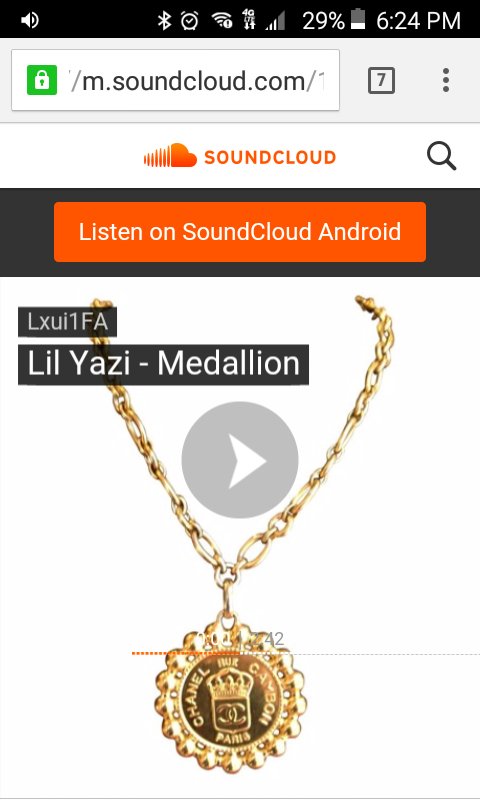 ps_yayo's tweet photo. New Song go hear DAT #Medallion https://t.co/z1UVcjgLkA https://t.co/4P64gQkGsI