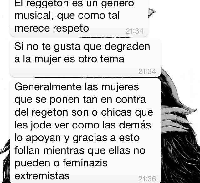 Sindios96's tweet photo. El reggeton merece respeto, que degrade a la mujer es otra cosa.
MIS PUTOS OVARIOS https://t.co/AjYURwydFP