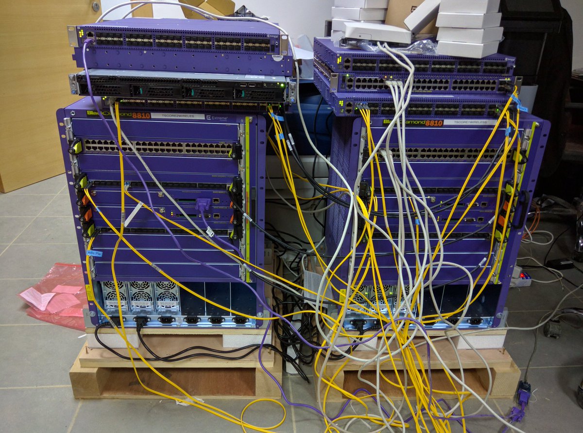 WassimTellal's tweet photo. Configuration de #SwitchCore et #switch de @ExtremeNetworks #BlackDiamond8810 #Network #tangier #morocco https://t.co/JlCUnwMF1l