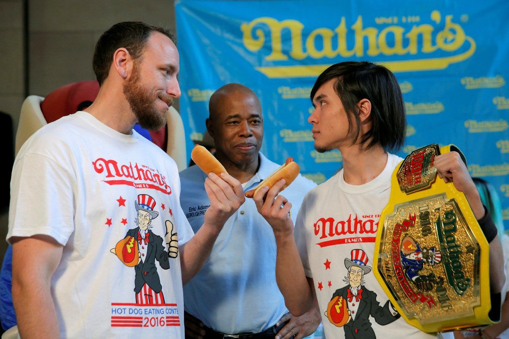 The Top Stats to Know for 2016 Hot Dog Eating Contest: es.pn/29rJHYi

Watch live tomorrow on WatchESPN