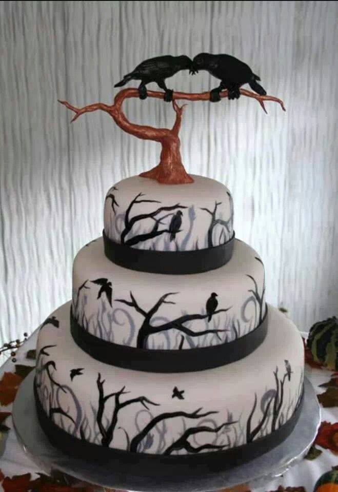 Tesla_Lumen's tweet photo. love this cake #crows #corvid https://t.co/VyEnCmo07G