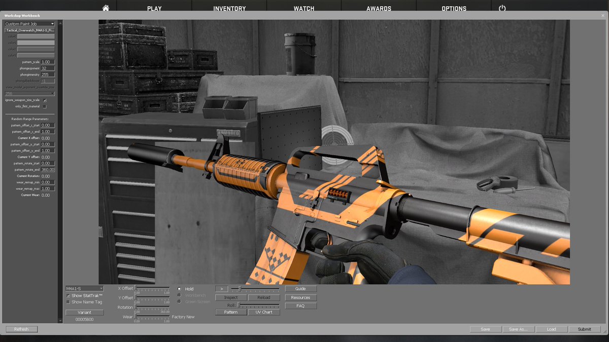 Azrrue's tweet image. Tactical_Overwatch M4A1-S
FINISHED!~~ Part II
#CSGOSkins #M4A1s