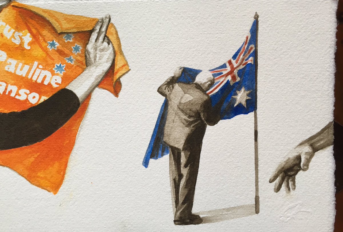 maggieAck's tweet photo. #ausvotes #OneNation #thanksalotmalcolm https://t.co/QfnXyGGm7J
