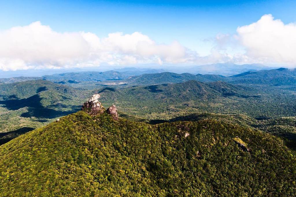 From the archives.  A Rocky Mountain top inland from Cape Tribulation, QLD.  #capetribulat… ift.tt/29geOGE