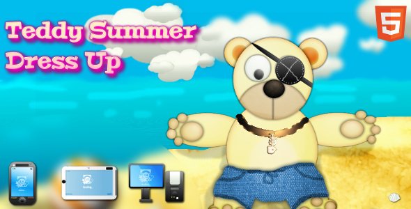 #Teddy Summer Dress-up (Games) - #AndroidCompatible #Children #Construct2 goo.gl/dvOkGm