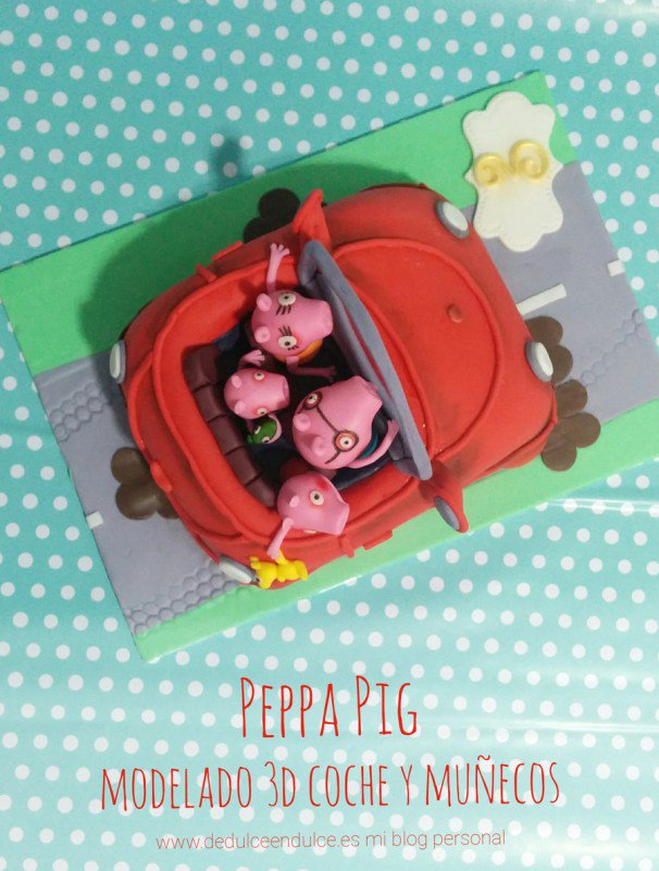 dedulceendulce's tweet photo. #peppapig y su familia en coche #modelado de coche y muñecos https://t.co/Fni8ACQsJL