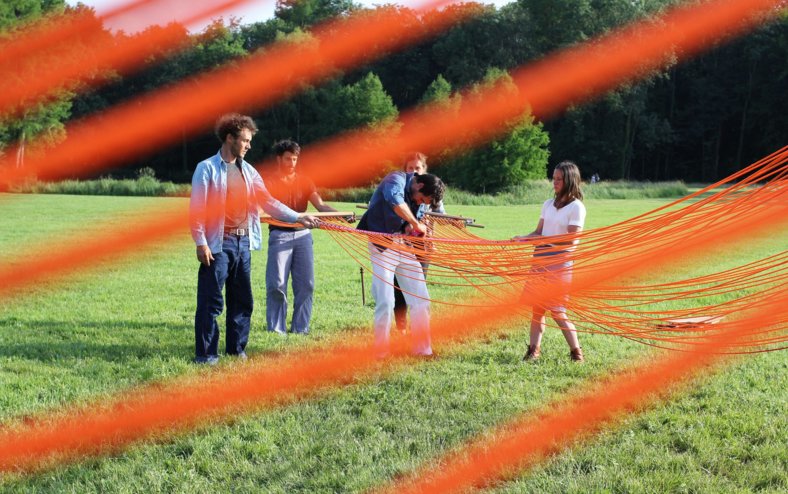 #Maibaum, arquitectura efímera per celebrar el #Grec40Anys! Demà a Pl. Margarida Xirgu! lameva.barcelona.cat/grec/programa/…