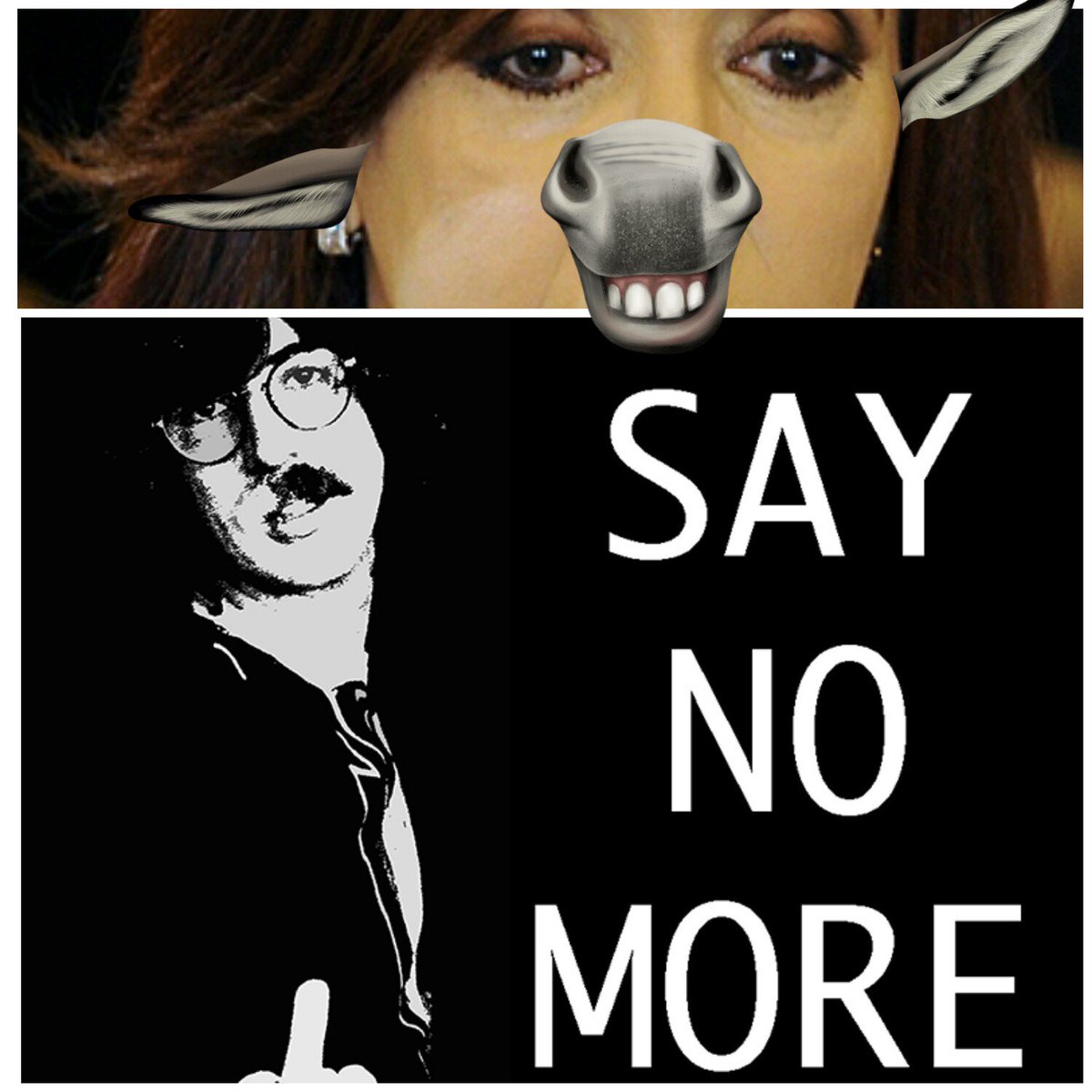 JGG141's tweet photo. #SayNoMore It's like #BadInformation que burra...pongale "0" #VolvioCristina  #CristinaConNavarro @CFK_ https://t.co/TpwB6eboDY