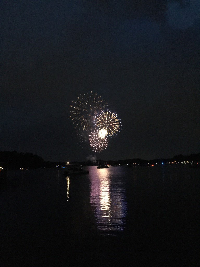 MacedonianCars's tweet photo. Fireworks with kids &amp; grands; 12 yr old JMac and I were singing the Star Spangled Banner. #happypapa https://t.co/e61cAZoYUp