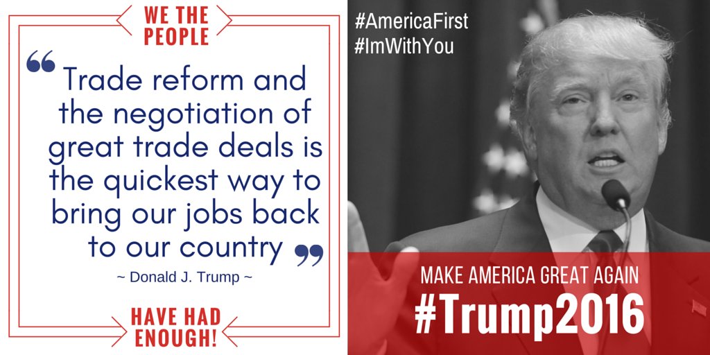 soniafarace's tweet image. #TradeReform: &quot;A Trump administration will ensure that we start using #American steel for American #infrastructure&quot;