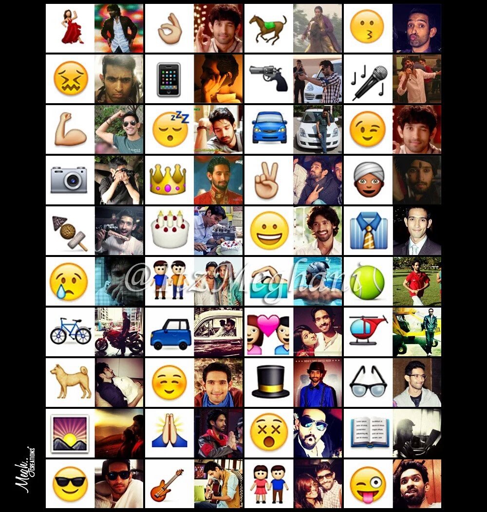 ItzMeghani's tweet photo. Vikrant Massey in emoticons @Vjm87 https://t.co/wxJWcmjzdp