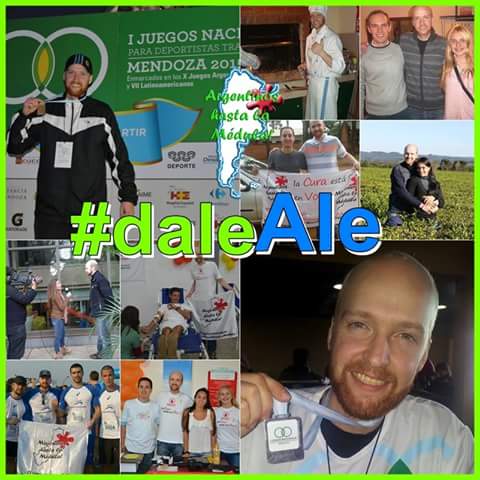 Ale es un soldado de los nuestros. RT y dale fuerzas a este groso de <a href="/misionesmedula/">Hasta La Medula</a> #daleAle