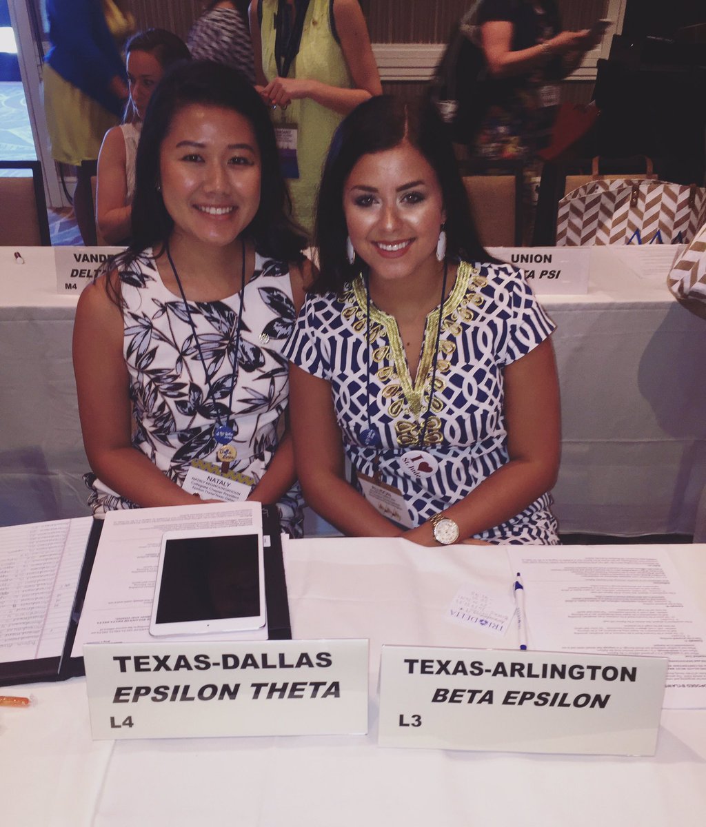 TriDeltaUTD's tweet photo. Our President is at the 2016 Tri Delta Convention delegating exciting new things to come! #iamtridelta https://t.co/jk7plBbZvF