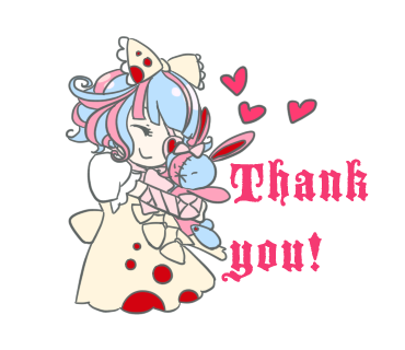 Dk Inc お絵かき班 ホラーメルヘンガール T Co 9kepgkrdim ゴシックホラー ダークファンタジー ホラーメルヘン ゴスロリ好きにオススメ 日常会話で使いやすい キュートな女の子二人組のスタンプです Lineスタンプ