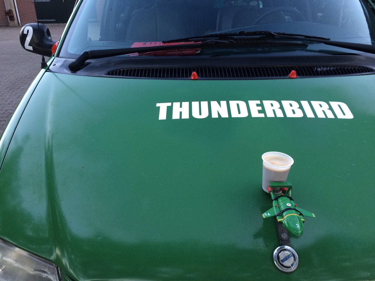 Rise and shine! Daar gaan we dan: Tunderbirds are Go! #carbagerun