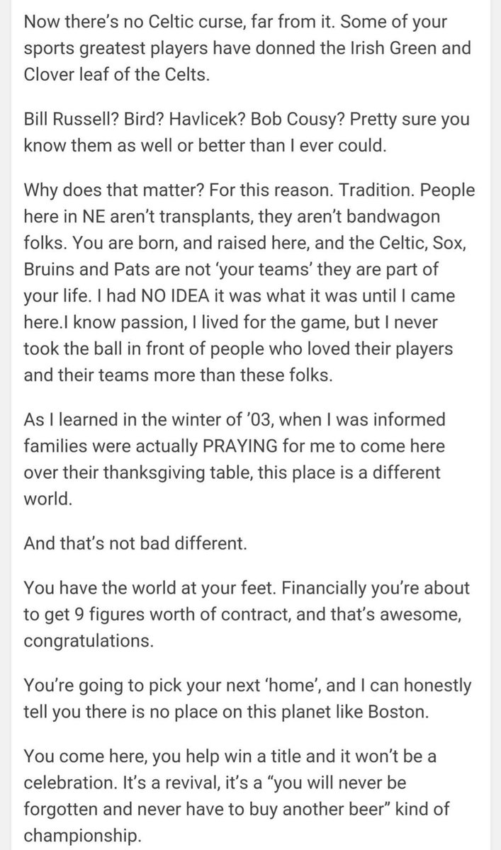 Curt Schilling to <a href="/KDTrey5/">Kevin Durant</a> 🙌🏼🍀