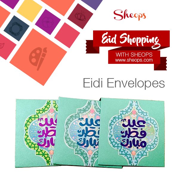sheops's tweet photo. #Sheop your #EidiEnvelopes now at https://t.co/FHTVShmxwi before everyone grabs them.
#Eid #OnlineShoppingInPakistan https://t.co/jcOW4cp5Ql