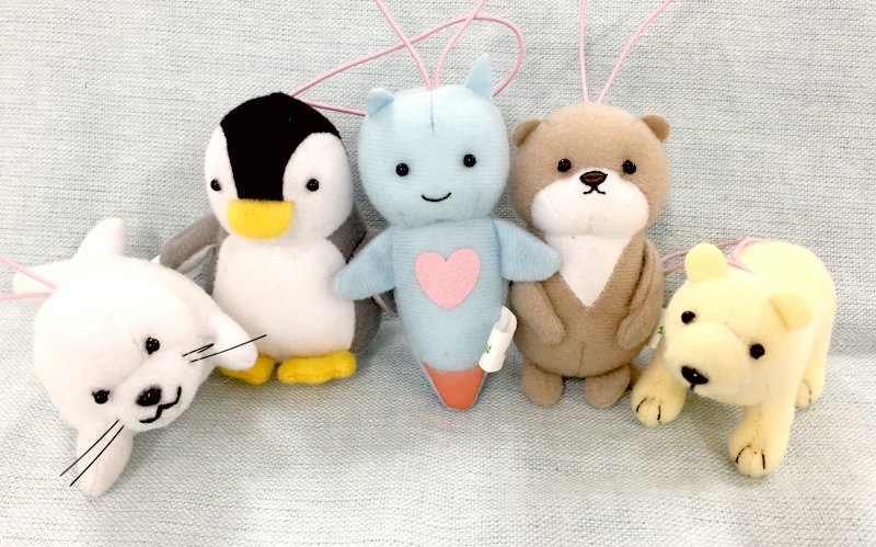 キャラとる على تويتر 7月上旬は横浜八景島シーパラダイス 限定で 水中のなかまたちマスコット5 が登場 ジンベエザメからクリオネまで盛りだくさんな全11種類 てのひらサイズでカワイイデス シーパラ 八景島 T Co Worlbh4krd