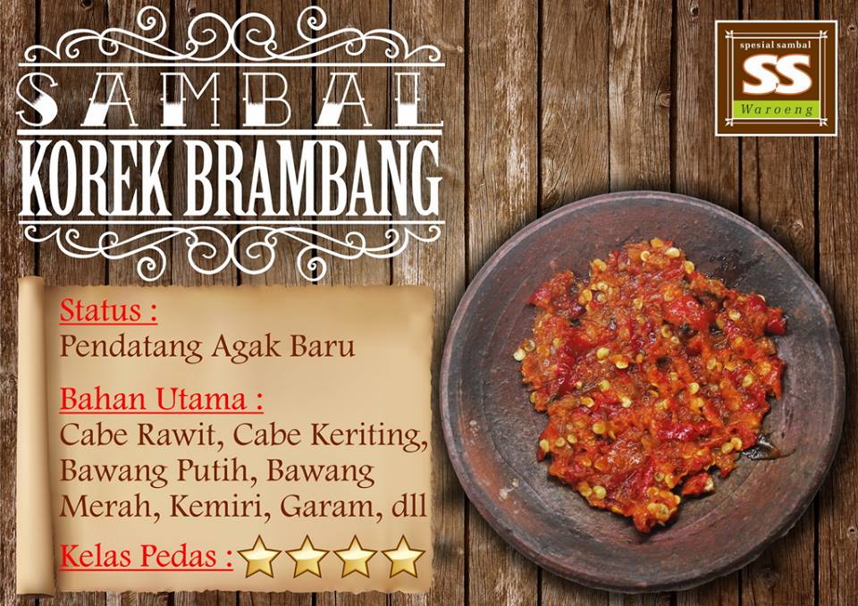 Mr_HuuhHaah's tweet photo. Saatnya mencicipi sensasi pedas Sambal Korek Brambang hanya di Waroeng SS #WaroengSS #MenuPedas #SambalOtentik https://t.co/7LEIojm6Z7