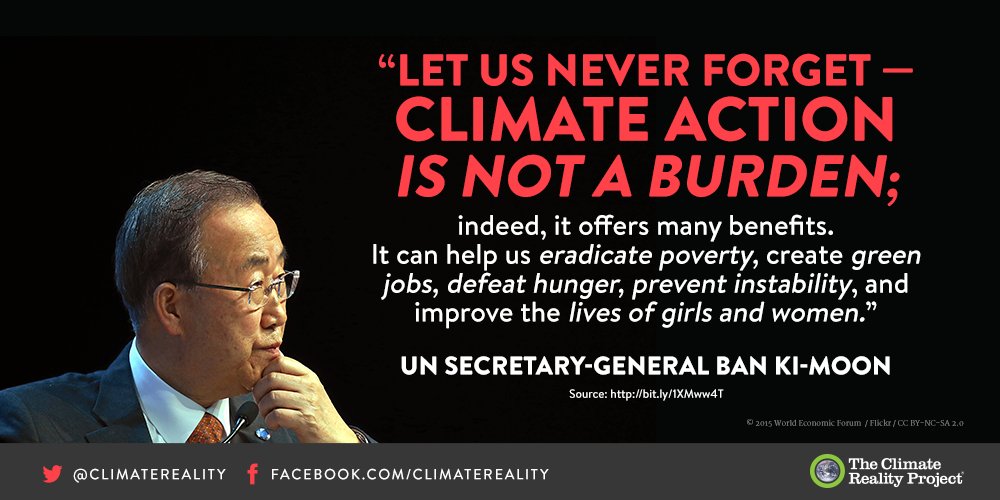 ClimateReality's tweet photo. Let us never forget that we have an incredible opportunity to make the world a better place #ActOnClimate https://t.co/7JSpRRX9gO