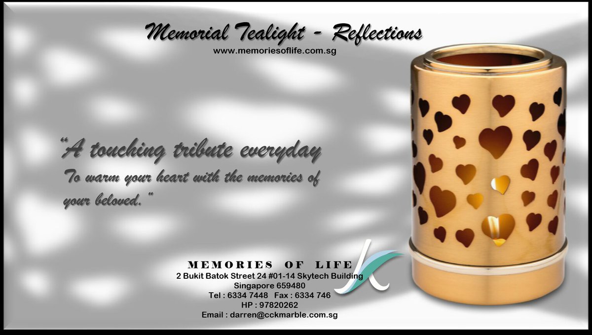 cckmarblesg's tweet image. #memorialtealight to warm up ur heart for ur deceased beloved #memoriesoflife is the #soledistributor  #singapore