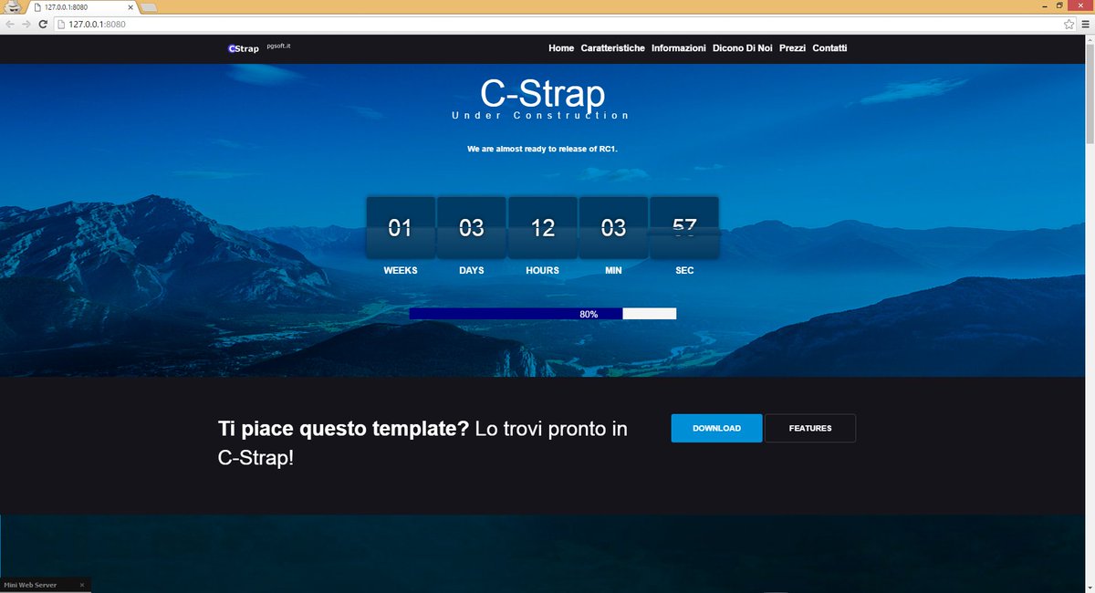 giulianopagnini's tweet image. lesson 5-C-Strap Samples Responsive Design One Page Websites - components countdown #Bootstrap #JQuery #VisualApp