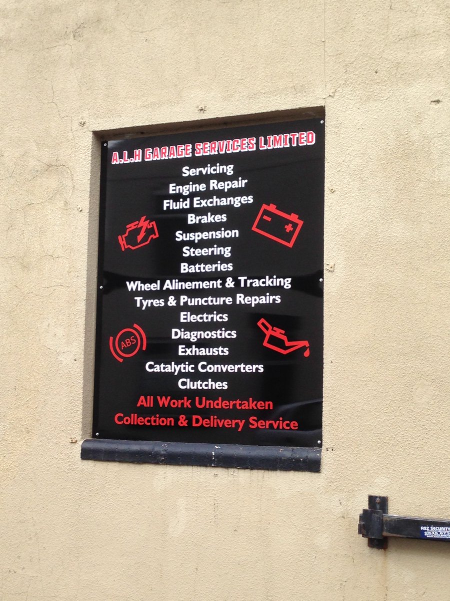 SolidSignsUK's tweet image. ALH Garage service limited Signs