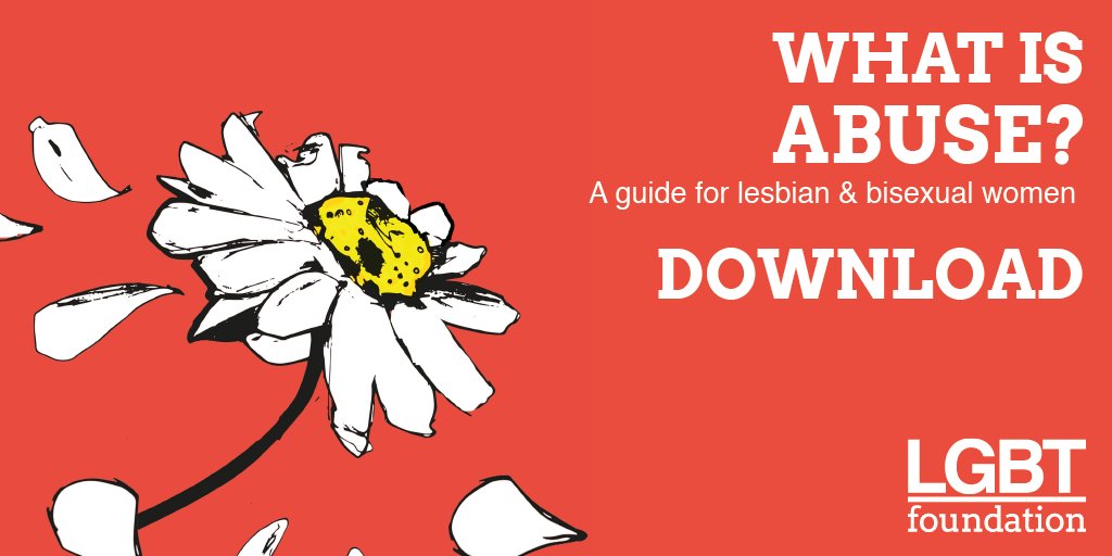 LGBTfdn's tweet photo. @LGBTfdn new resource for lesbian and bi women on abuse https://t.co/sbM70BbARX @TheEllenShow #LBQwomensvoices https://t.co/BjLhKBVVt6