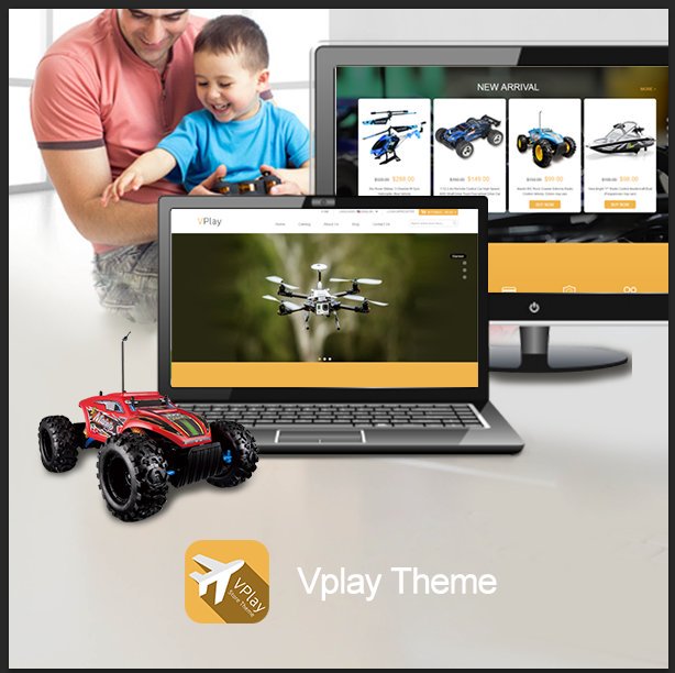Sain3Tech's tweet image. [#Magento  #vplay theme] A theme for the website selling #toys .#stimulating. 
 goo.gl/eo9ewW
