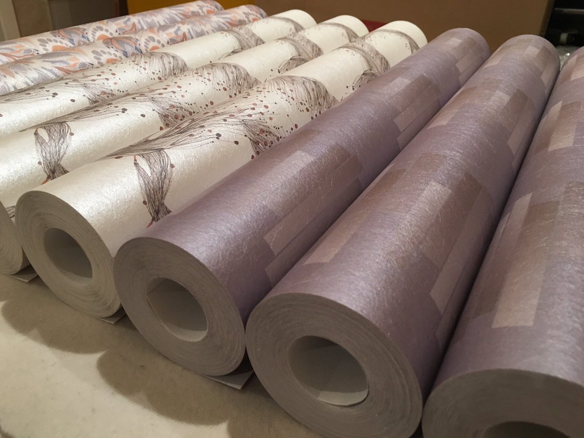 mockbeeandco1's tweet photo. Hot off the printers - wallpaper getting printed for @pottonselfbuild #Passivhaus @clairegaudion @nicolakingston https://t.co/1tWRssoEPV