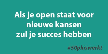 ‘Open voor 50-plus’ daagt werkgevers uit anders te denken over leeftijd #50pluswerkt bit.ly/29d7KfD