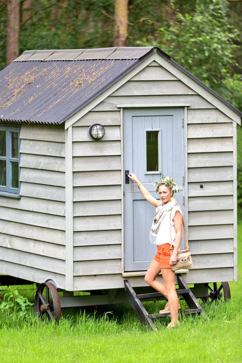 NorfolkGlamping's tweet photo. Let's go #glampinguk in our Magical Forest.From the fashion shoot 4 @NNorfolkLiving #shepherdshut by @NorfolkChippy https://t.co/325NKgDHEE